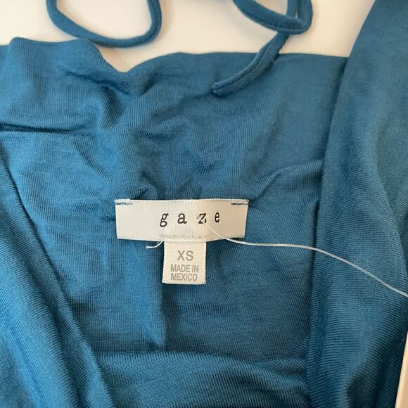 Gaze| soft| Rayon| XSmall| tie back| lightweight| stretchy| sleeveless top - Picture 7 of 9